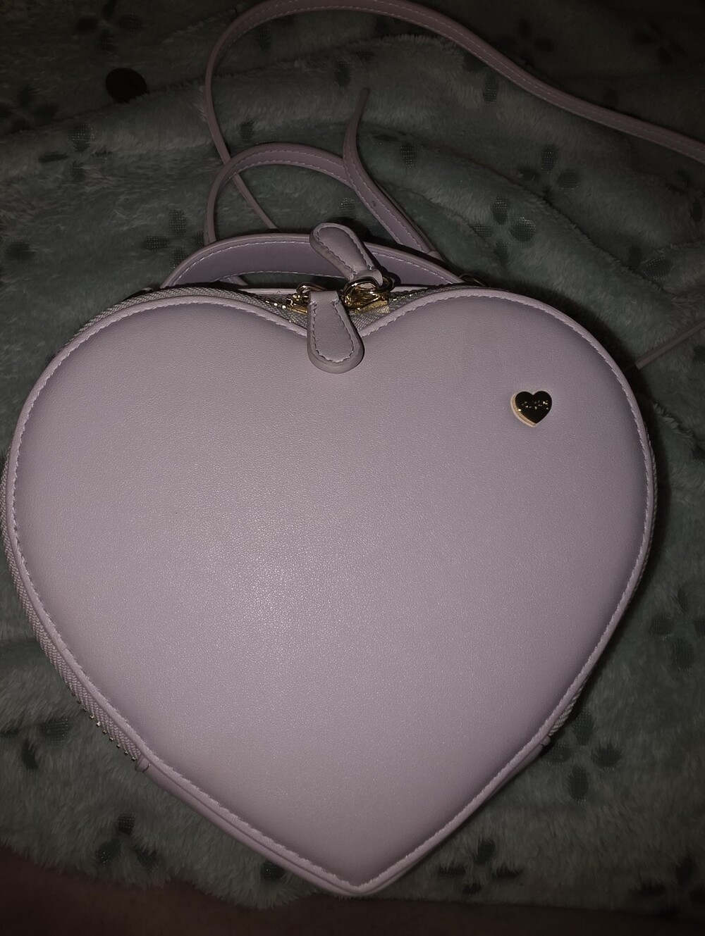 Stoney Clover Flamingo Heart Crossbody Bag EUC